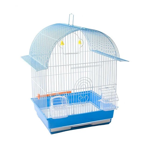 Birdlife Çift Kapılı Kuş Kafesi Mavi 34,5x28x46 Cm ürün görseli 1