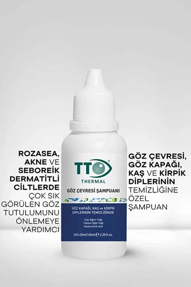 Tto Göz Çevresi Şampuanı 45 ml 15 ml - Resim 3