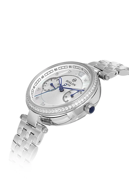HISLON QT146S-10SS Kadın Kol Saati - Resim 4