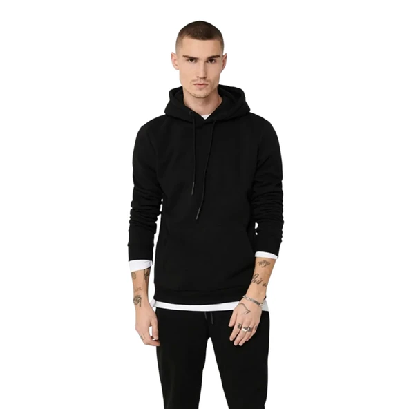 Erkek Kapüşonlu Sweatshirt ürün görseli 1