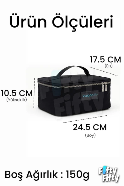 Isı Yalıtımlı Termal Yemek Beslenme Çantası Mama Taşıma Termos Çanta Sıcak ve Soğuk -FFVGNB1061 - Resim 3