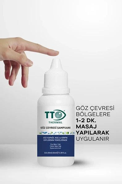 Tto Göz Çevresi Şampuanı 45 ml 15 ml - Resim 4