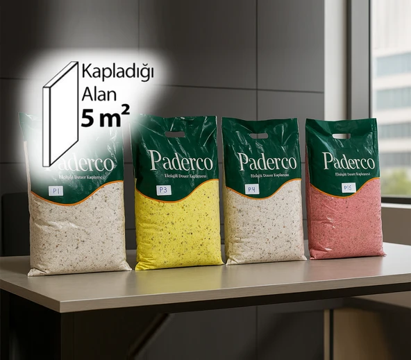 Paderco Doğal Pamuk Sıva P8 – Organik, Yalıtımlı, Kimyasalsız, Uzun Ömürlü Kaplama - Resim 4