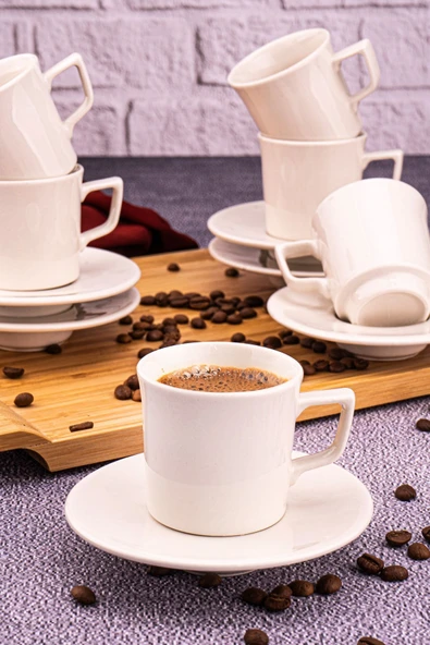 Bambum Melsa - 6 Kişilik Kahve Fincan Takımı ürün görseli 1