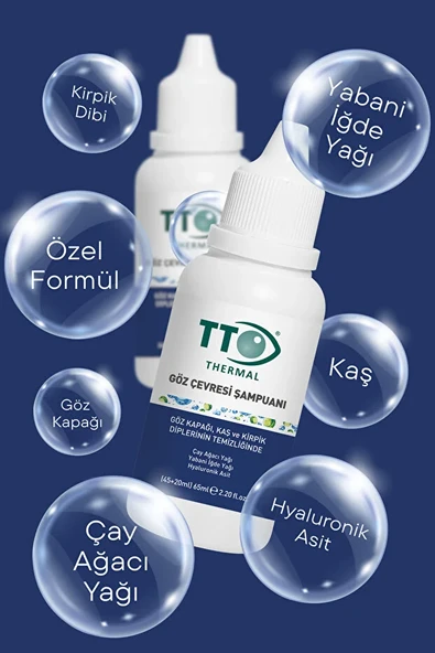 Tto Göz Çevresi Şampuanı 45 ml 15 ml - Resim 2