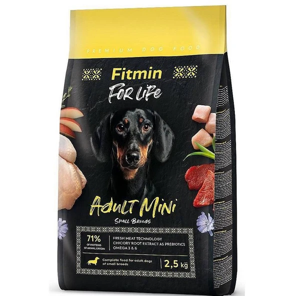 Fitmin Forlife Adult Mini Ufak Irk Yetişkin Köpek Maması 2,5 Kg ürün görseli 1