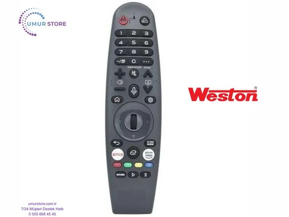 Weston WS50900 Webos Smart Televizyon Kumandası-Mikrofonlu ürün görseli 1
