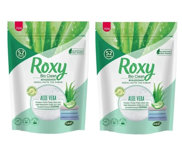 Dalan Roxy Matik Bio Clean Aloe Vera  2 x 1600 Gr ürün görseli 1