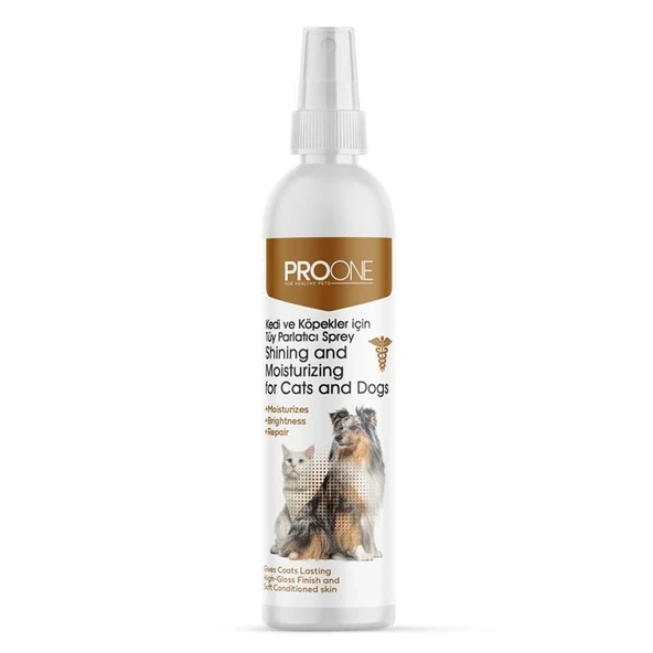 Pro One Köpek Kedi İçin Tüy Parlatıcı Sprey 100 ml ürün görseli 1