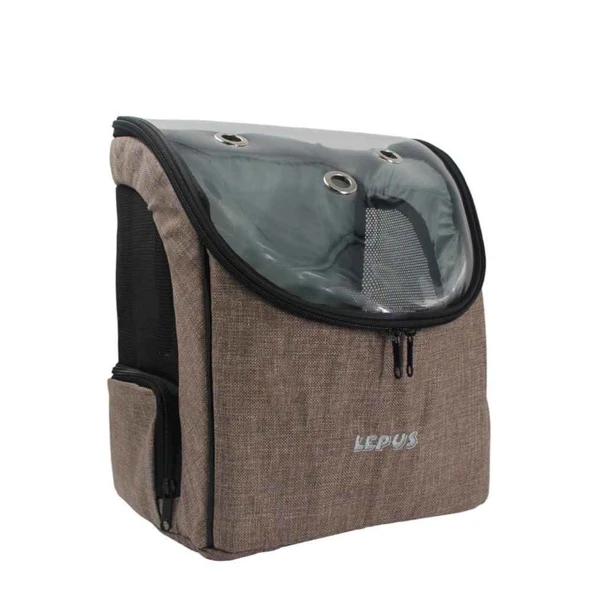 Lepus Kedi ve Köpek Sırt Çantası Backpack Kahve 25X30X40 Cm ürün görseli 1