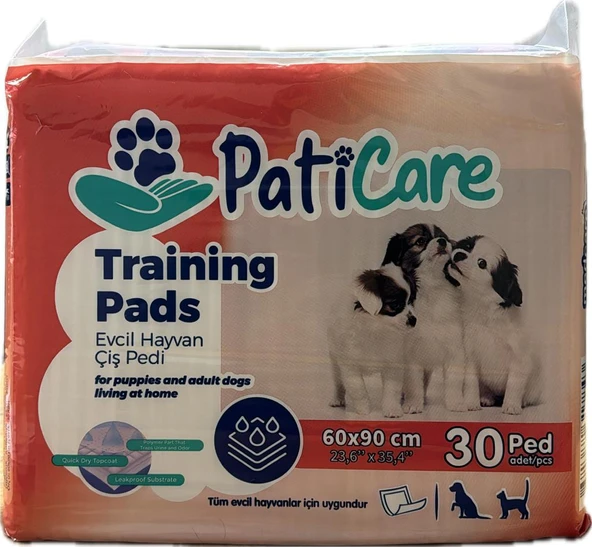 PatiCare Köpek Çiş Eğitim Pedi 30 Lu 60X90 Cm ürün görseli 1