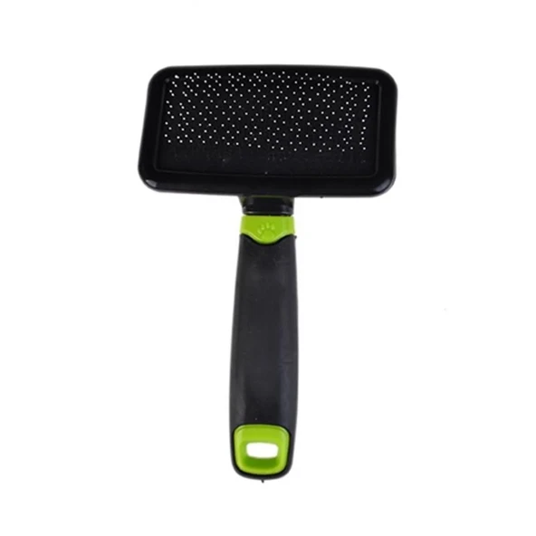 Zampa Kedi ve Köpek Plastik Saplı Bakım Fırçası 17x10 Cm ürün görseli 1