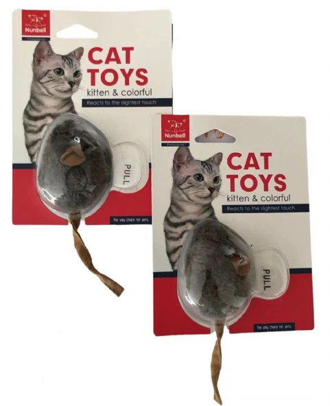 Nunbell Sesli Titreşimli Fare Kedi Oyuncağı ürün görseli 1