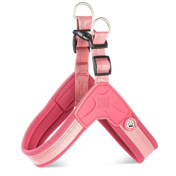 Max Molly Matrix 2.0 Akıllı Künyeli Q-Fit Köpek Göğüs Tasması Rose Medium ürün görseli 1