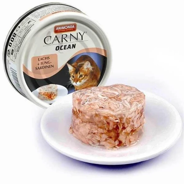 Animonda Carny Ocean Somon Sardalya Kedi Konservesi 80 Gr ürün görseli 1