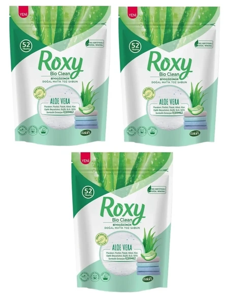 Dalan Roxy Matik Bio Clean Aloe Vera  3 x 1600 Gr ürün görseli 1
