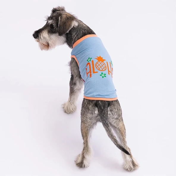 Pawstar Blue Aloha Köpek T-Shirt 2XLarge ürün görseli 1