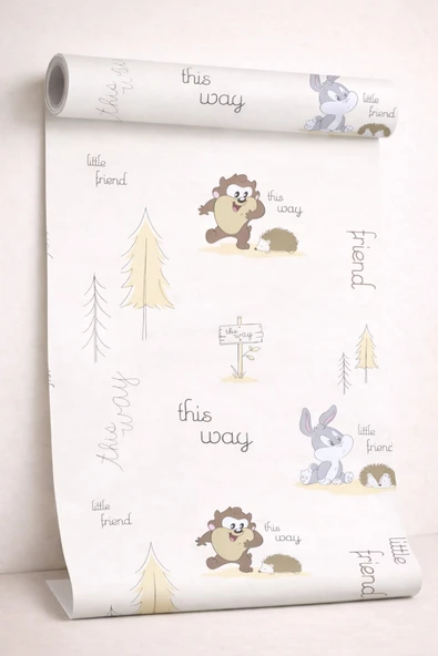 Zımmer 12662 Looney Tunes 5m2 Duvar Kağıdı - Resim 2