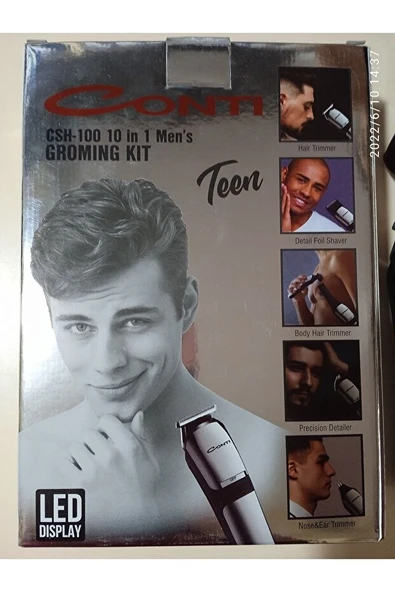 Conti CSH-100 Teen 10 in 1 Erkek Bakım Seti - Resim 3