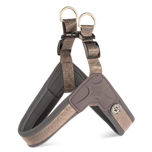 Max Molly Matrix 2.0 Akıllı Künyeli Q-Fit Köpek Göğüs Tasması Stone Large ürün görseli 1