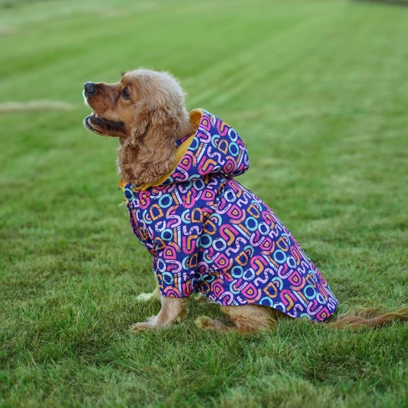 Kuccu Kuccu Tasarım Mor Köpek Yağmurluğu XLarge ürün görseli 1