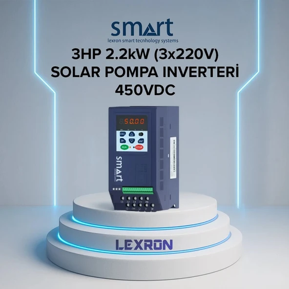 Smart 3 HP 2.2 kW (3x220V) Solar Pompa İnverteri ürün görseli 1
