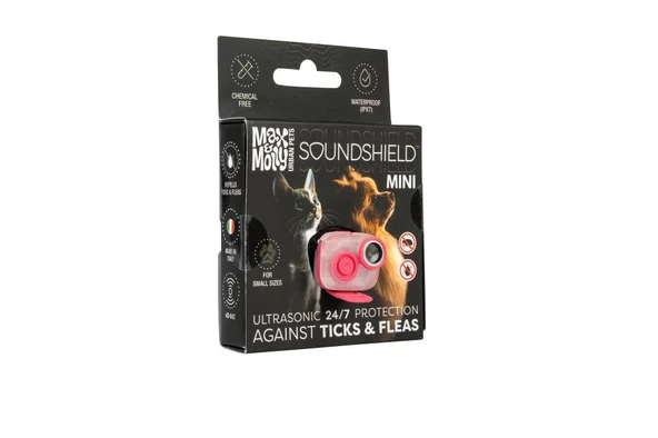 Max Molly Soundshield MINI Ultrasonik Pire ve Kene Kovucu Tasma Rose ürün görseli 1