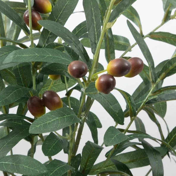 3lü Set Yapay Zeytin Dalı Uzun Dal 85cm - Resim 5