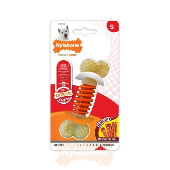 Nylabone Tavuk Aromalı Köpek Çiğneme Kemiği XSmall ürün görseli 1
