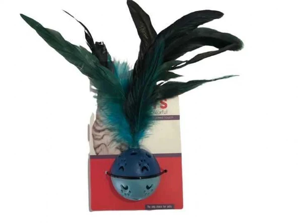 Nunbell Tüylü Renkli Top Oyuncagı ürün görseli 1