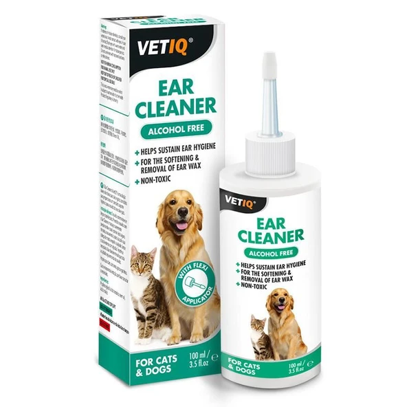 MC VetIQ  Ear Cleaner Kedi Ve Köpek Kulak Temizleme Losyonu 100 Ml ürün görseli 1