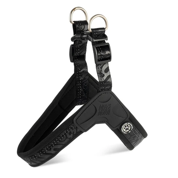 Max Molly Matrix 2.0 Akıllı Künyeli Q-Fit Köpek Göğüs Tasması Siyah Small ürün görseli 1