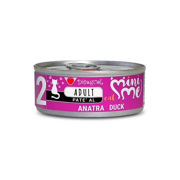 Disugual Mini Me 2 Ördekli Pate Yaş Kedi Maması 85 Gr ürün görseli 1