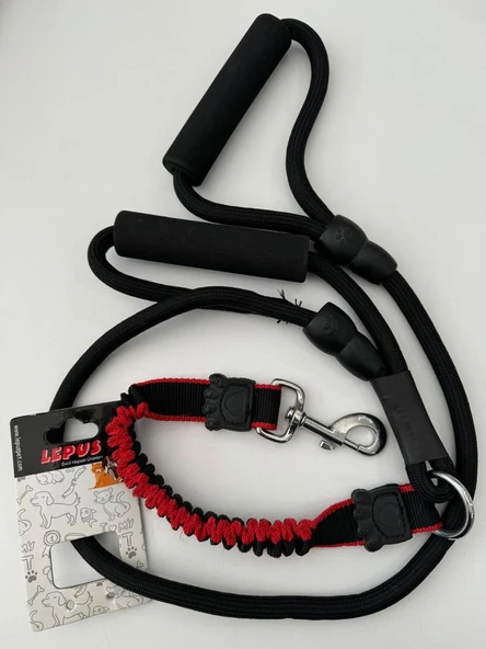 Lepus Soft Tekli Elastik Köpek Gezdirme Tasması 12x120 Cm ürün görseli 1