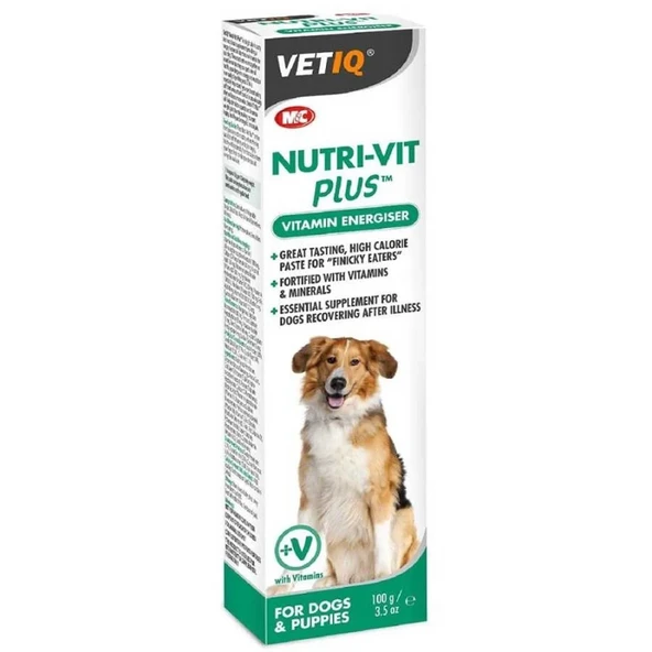 MC VetIQ Nutri-Vit Plus Köpekler Için Enerji Verici Vitamin Macunu 100 Gr ürün görseli 1