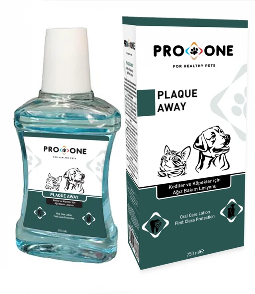 Pro One Plaque Away Kediler ve Köpekler için Ağız Bakım Losyonu 250 ml ürün görseli 1