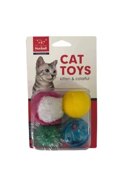 Nunbell Karışık Renkli Top Oyuncagı 4 lü ürün görseli 1