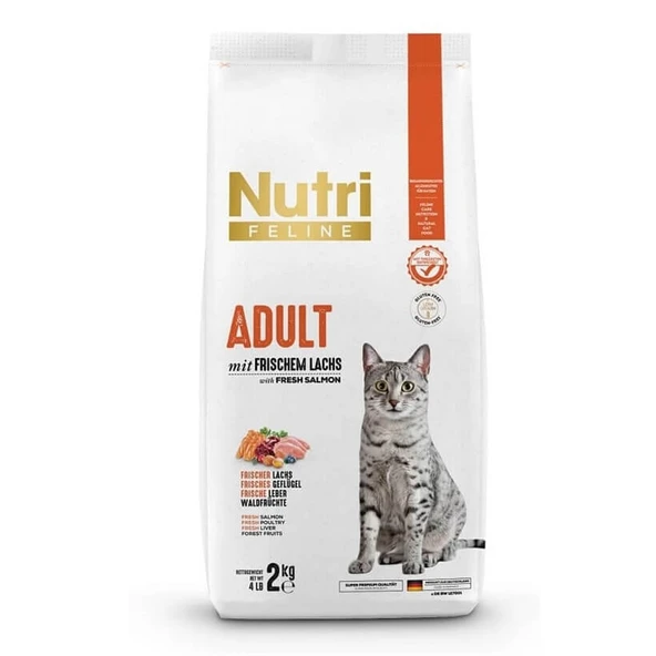 Nutri Feline Somonlu Yetişkin Düşük Tahıllı Kedi Maması 2 Kg ürün görseli 1