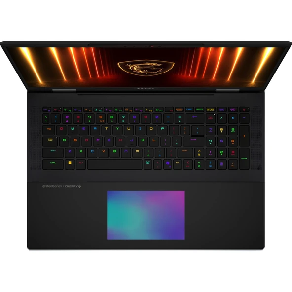 MSI TITAN 18 HX AI A2XWJG-217TR Intel Core Ultra 9 285HX 96GB 6TB SSD RTX5090 Windows 11 Pro 18" 120Hz Taşınabilir Bilgisayar - Resim 2