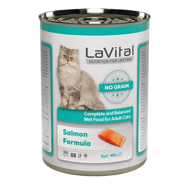 La vital Adult Tahılsız Somanlu Yetişkin Konserve Kedi Maması 400 Gr ürün görseli 1