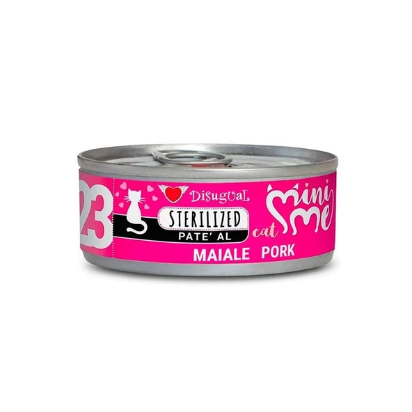 Disugual Mini Me 23 Pork Kısırlaştırılmış Pate Yaş Kedi Maması 85 Gr ürün görseli 1