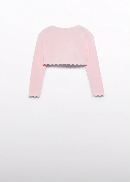 Mayoral Abel Lula Kız Çocuk Portofino Bolero Pembe - Resim 3