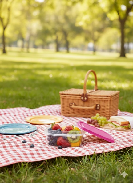 Çok Amaçlı Dikdörtgen Plastik Saklama Kabı - Resim 4
