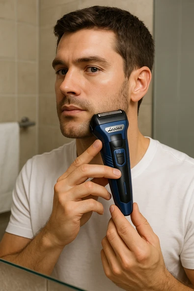 Lesima New Ultra Ls1000-3 Başlıklı Saç Sakal Yanak Burun Ense Tıraş Makinesi Traş Bakım Seti - Resim 7