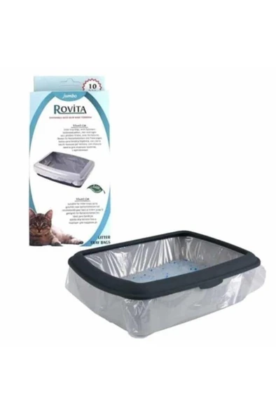 Rovita Kedi Tuvalet Kumu Poşeti  10 Adet ürün görseli 1
