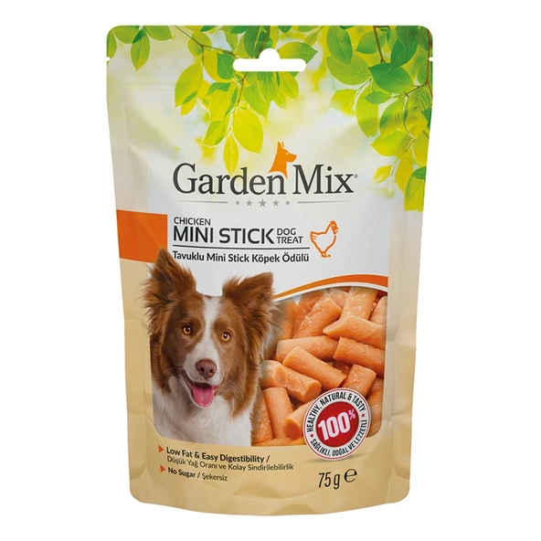 Garden Mıx Tavuklu Mini Stick Köpek Ödülü 75 Gr ürün görseli 1