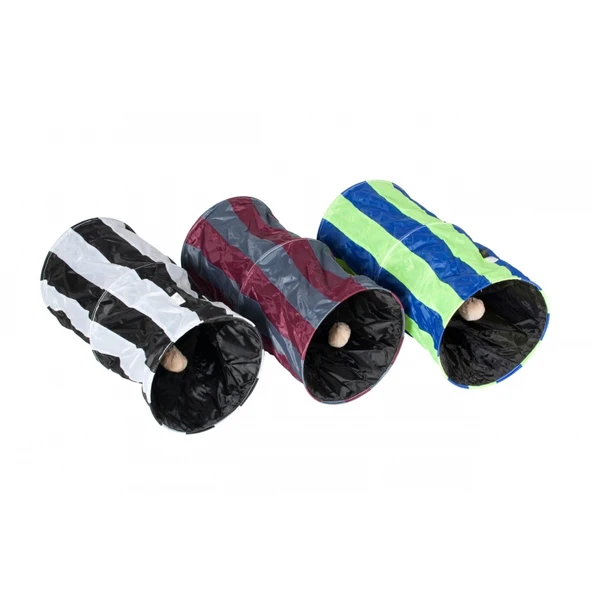 Karlıe Kedi Tüneli Karışık Renkli 136x25 Cm ürün görseli 1