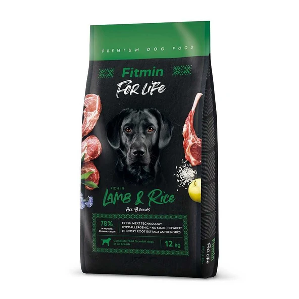 Fitmin For Life Lamb Rice Kuzu Etli Yetişkin Köpek Maması 12 Kg ürün görseli 1