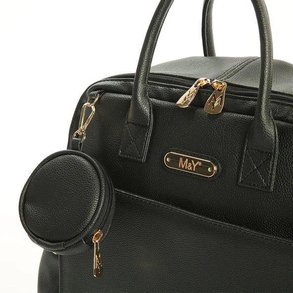 Maia Anne Bebek Bakım Sırt Çantası 7310 Siyah - Resim 5