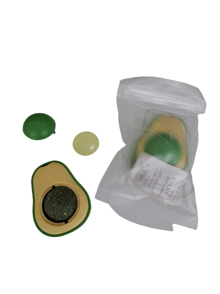Petcanlar Kedi Çimi Avokado Catnip 360 Derece Dönen Kedi Nanesi Oyuncağı ürün görseli 1